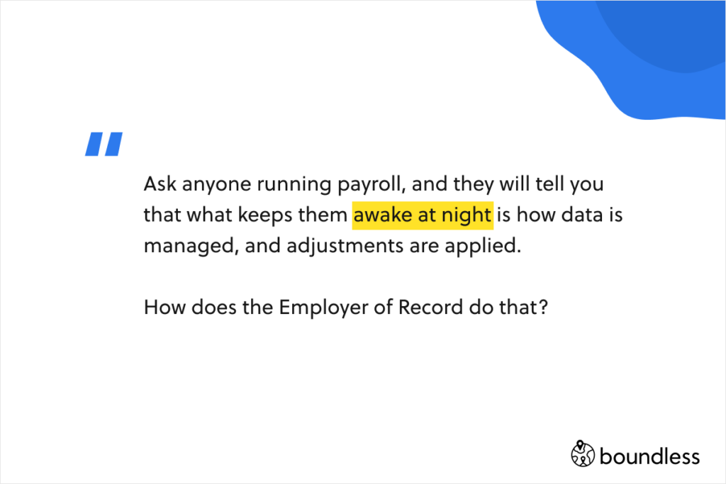 data management is key when running payroll