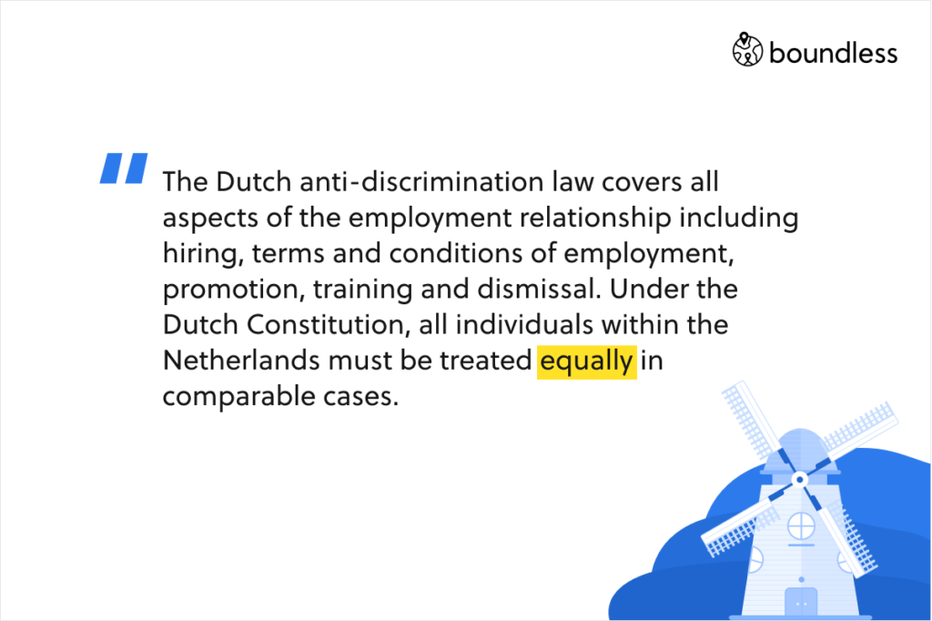 anti discrimination in The Netherlands