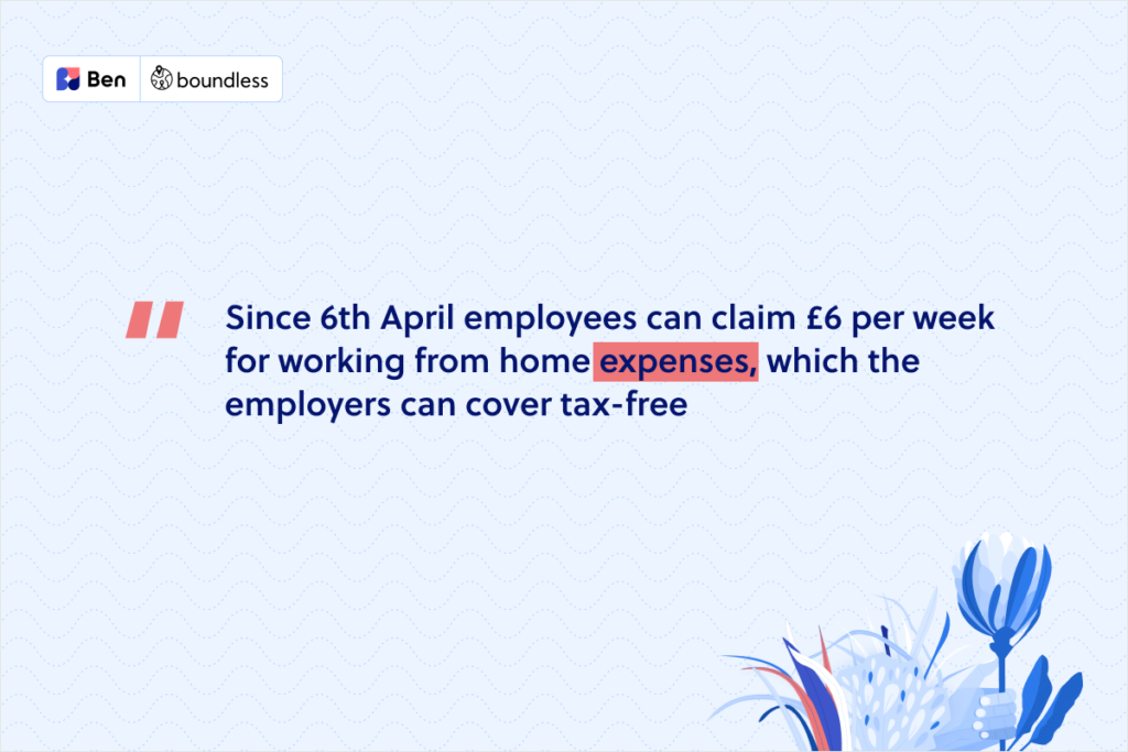 expenses due to working from home