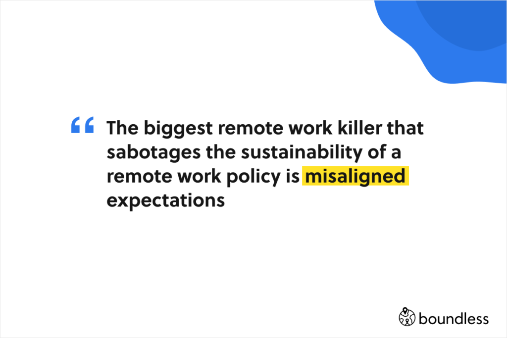 misalignment is the biggest remote work killer