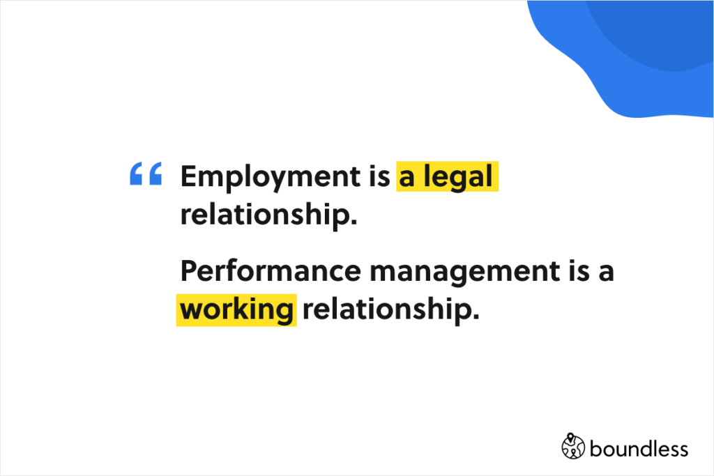 employment is a legal relationship