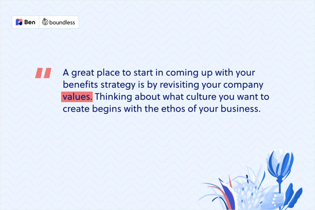 start with your values