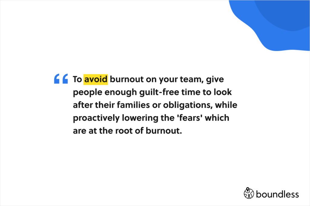 how to avoid burnout