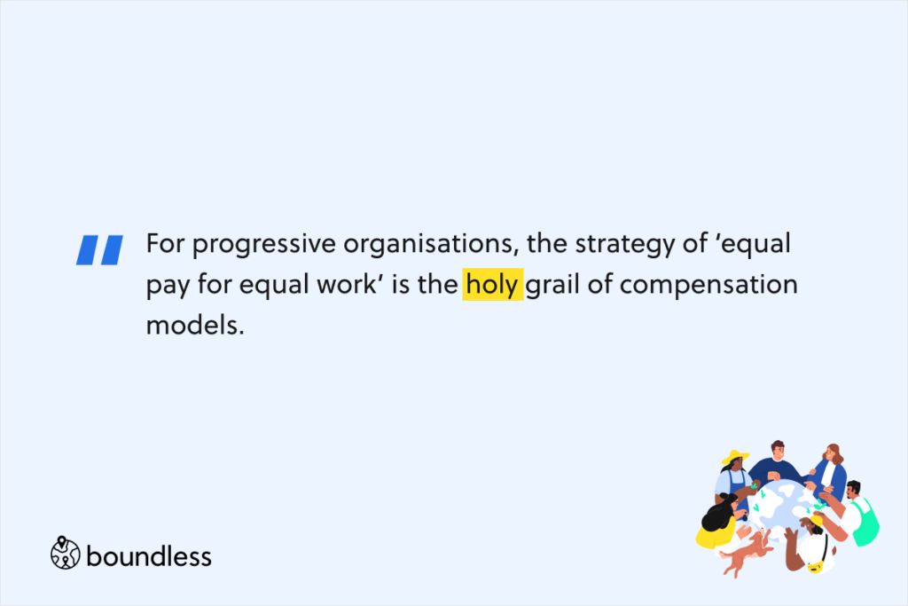 For progressive organisations, the strategy of ‘equal pay for equal work’ is the holy grail of compensation models. 