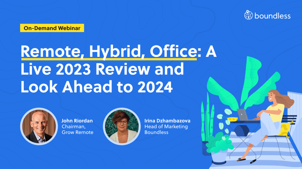 Remote, Hybrid, Office: A Live 2023 Review and Look Ahead to 2024