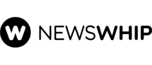 black and white newswhip logo