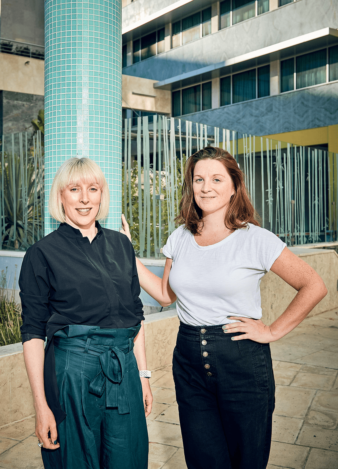 Dee and Emily, Boundless Co-Founders, in Lisbon