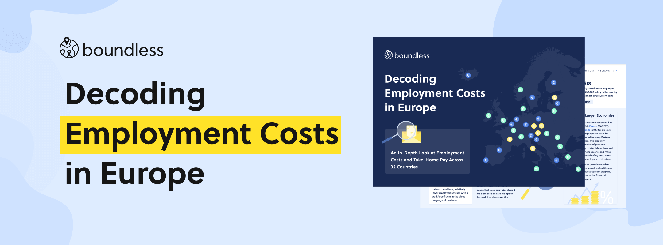 Cover creative for Decoding Employment Costs in Europe ebook